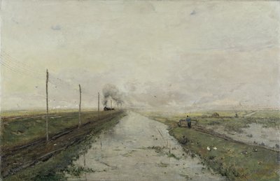 Paysage avec un train - Paul Joseph Constantin Gabriel